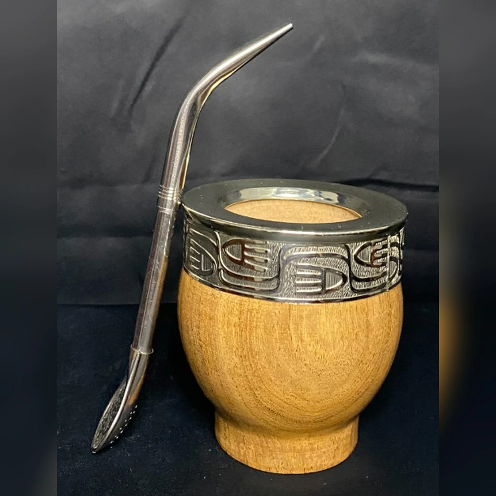 Mate Hornero Liso de Algarrobo Premium