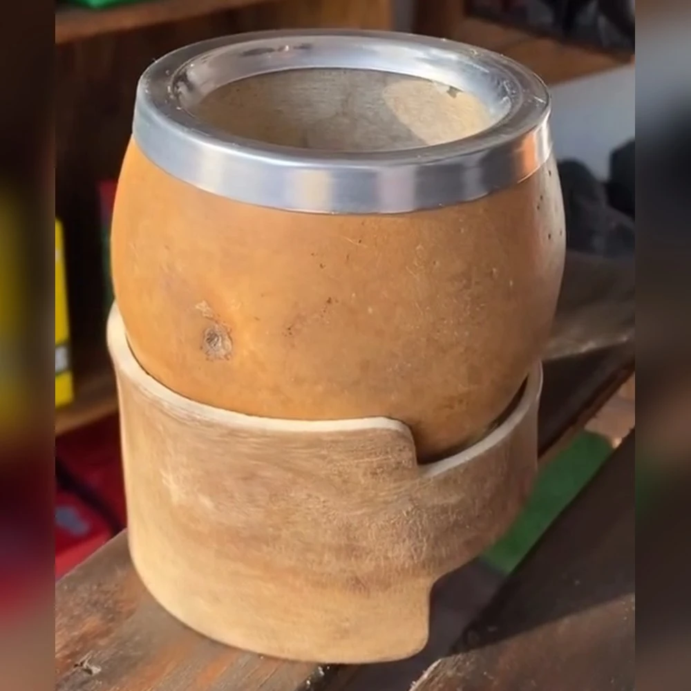 Mate Criollo de Calabaza y Aluminio