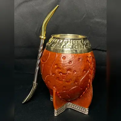 Mate Torpedo Cincelado de Alpaca