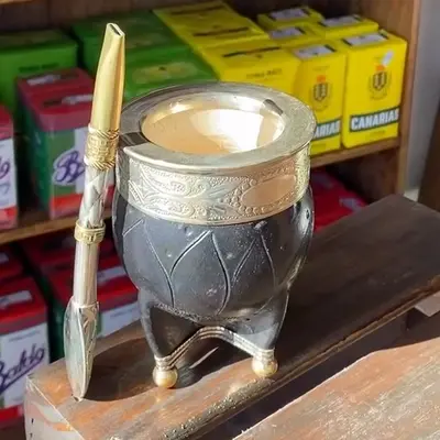 Mate Imperial Tallado con Base Bolita