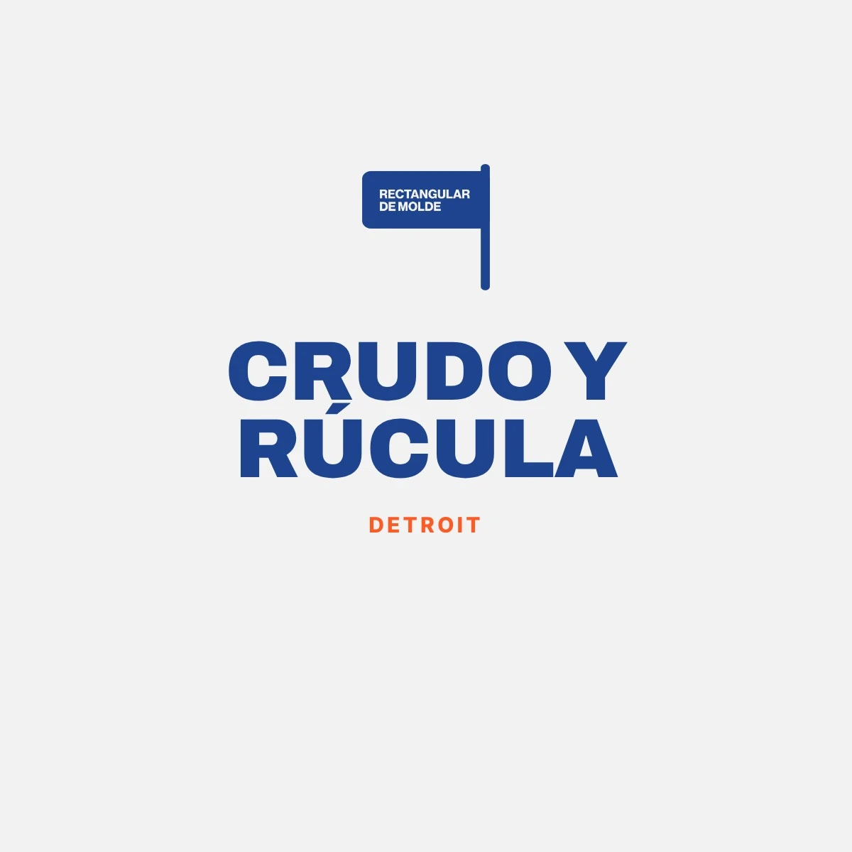 Detroit crudo y rúcula