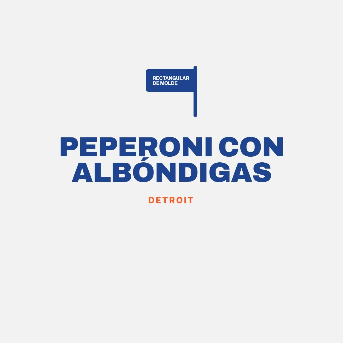 Detroit peperoni con albóndigas