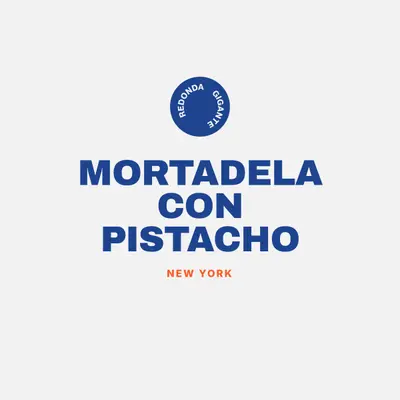Mortadela con pistacho