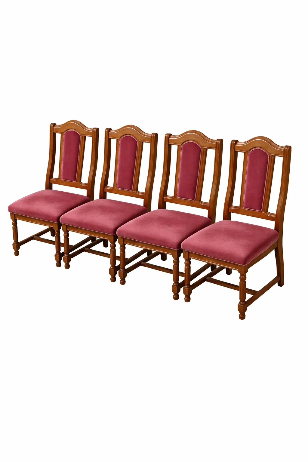 Juego de 4 sillas nuevas tapizadas