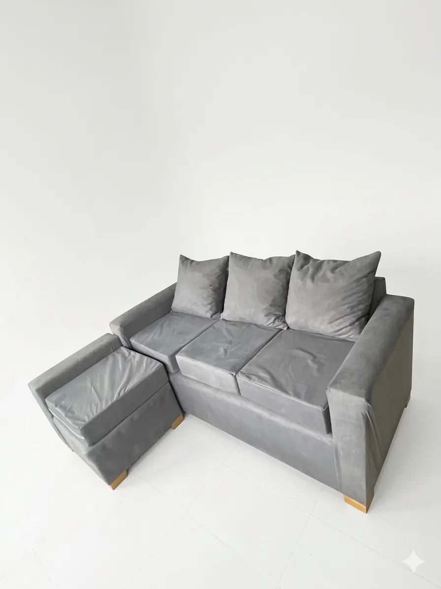 Sillon de 3 cuerpos con camastro nuevo