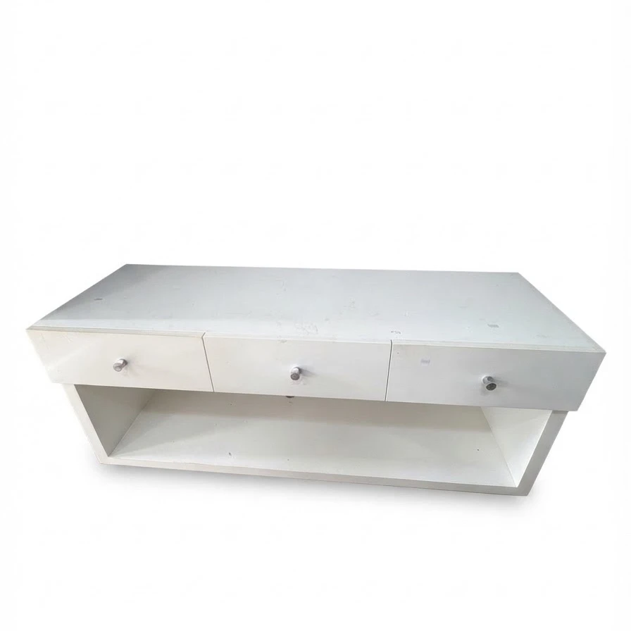 Rack de tv blanco 
