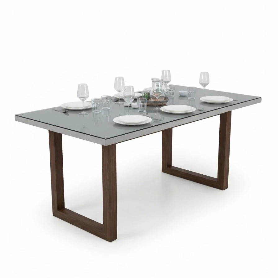 Mesa de microcemento (1x2 mts)