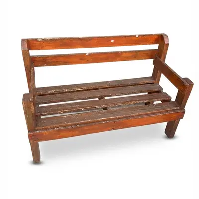 Sillón 2 cuerpos de madera 