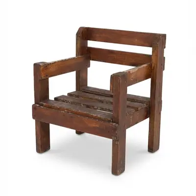 Sillón 1 cuerpo de madera