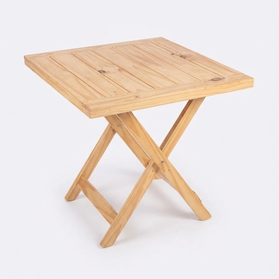 Mesa plegable cuadrada