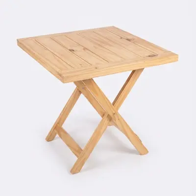 Mesa plegable cuadrada