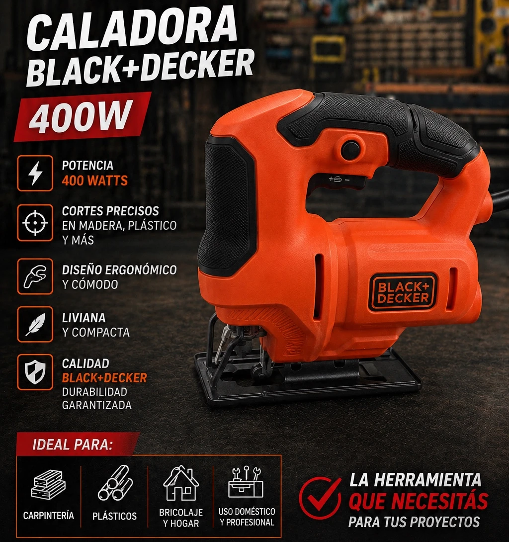 Sierra caladora Black&Decker 400w thumbnail 2