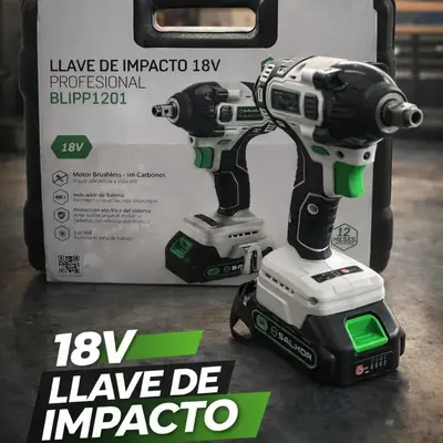 Llave de impacto 18V Salkor inalambrica 1/2