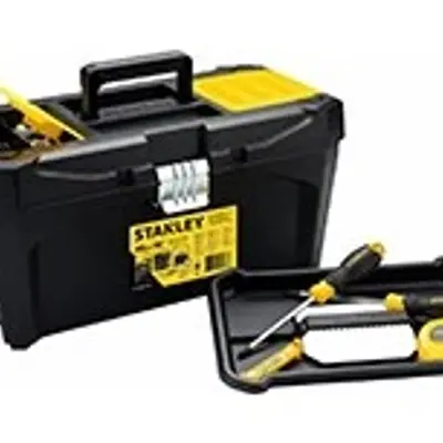 Caja plástica cierre de aluminio 16" Stanley