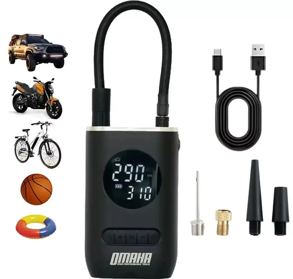 Compresor inflador de aire portatil usb 