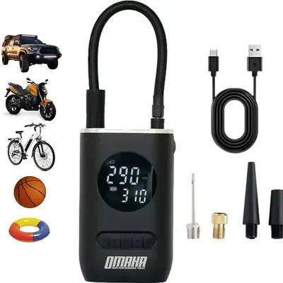 Compresor inflador de aire portatil usb 