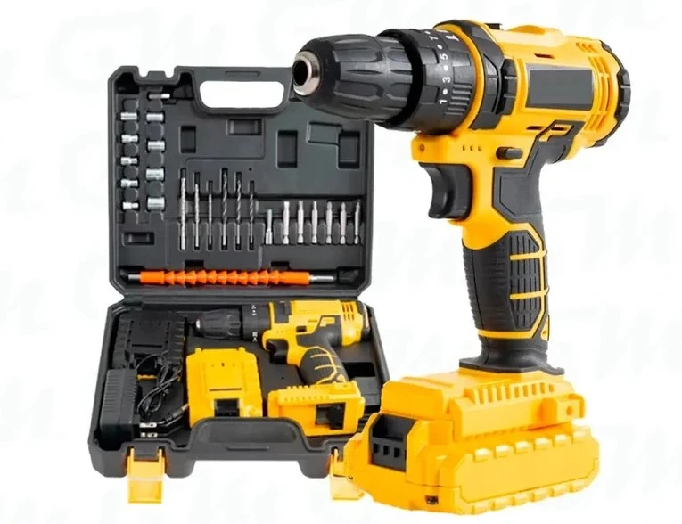 Taladro Atornillador Percutor Inalámbrico 13mm 21V MAXIROQ 