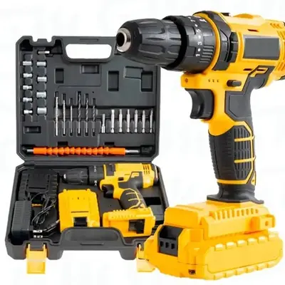 Taladro Atornillador Percutor Inalámbrico 13mm 21V MAXIROQ 