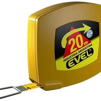 Cinta Metrica Evel Enrollable 20 Mts