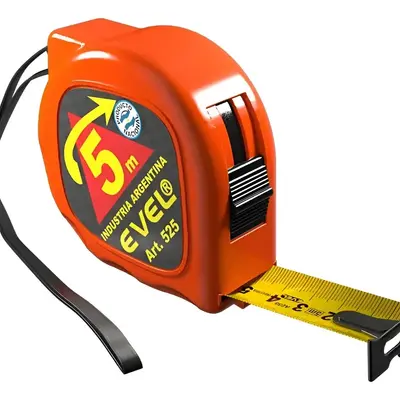 Cinta Metrica Con Freno Evel 5mt