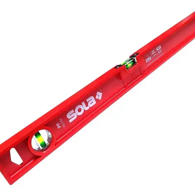 Nivel De Mano Sola 60cm Plastico  2 Burbujas