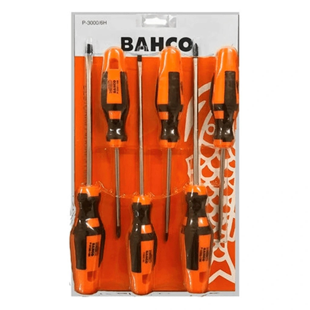 Set de 6 destornilladores - Línea premium Bahco