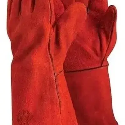 Guante soladador descarne rojo