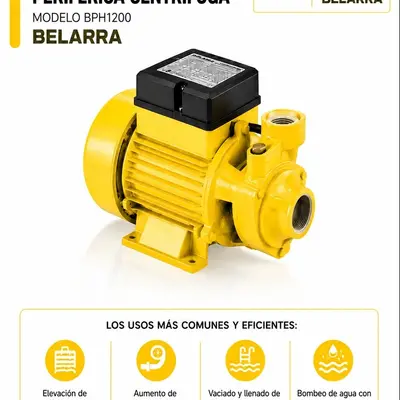 Bomba De Agua Periférica 1/2 Hp Belarra thumbnail 2