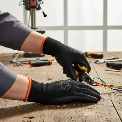 Guantes Tejidos S/ Costura Recubiertos En Pu Espumado dps thumbnail 2