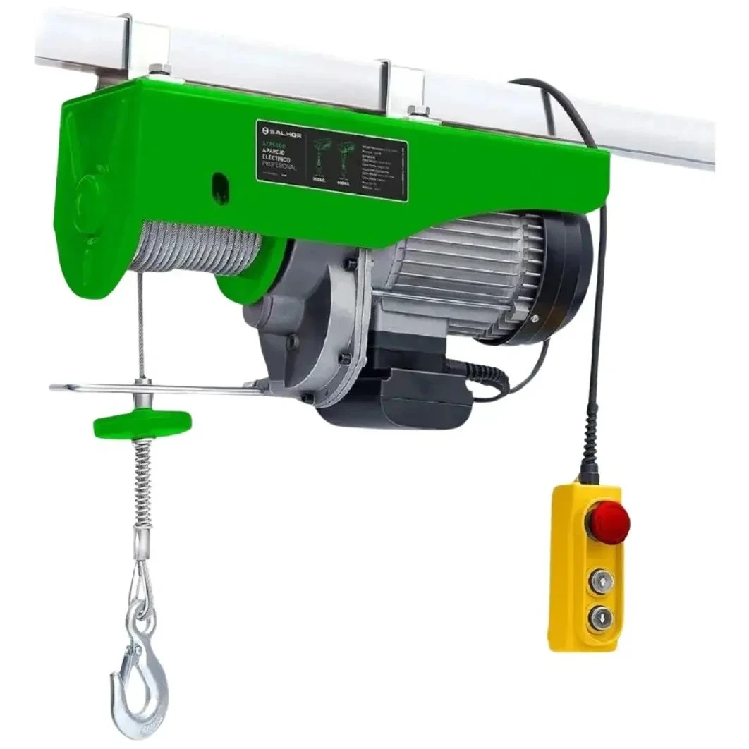 Malacate Aparejo Eléctrico 1200w 600kg 12mts Guinche Salkor