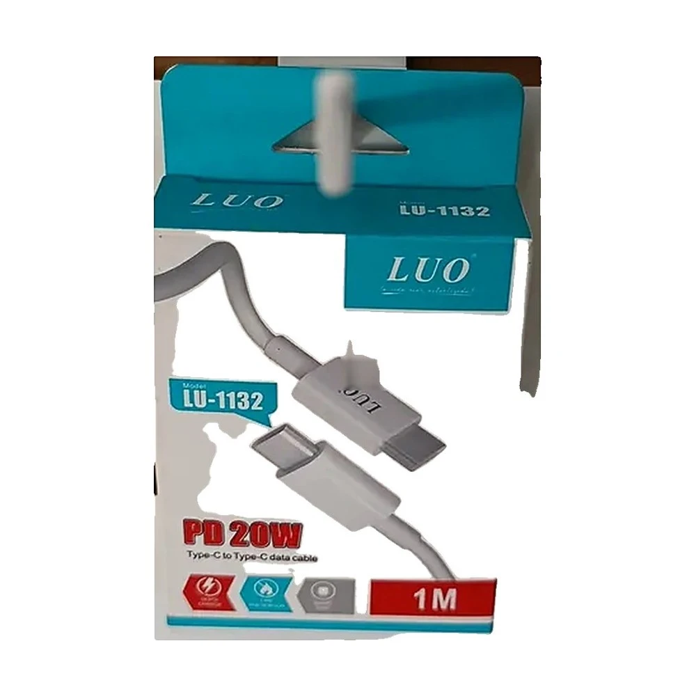 Cable USB-C a USB-C LUO 20 W 1 metro