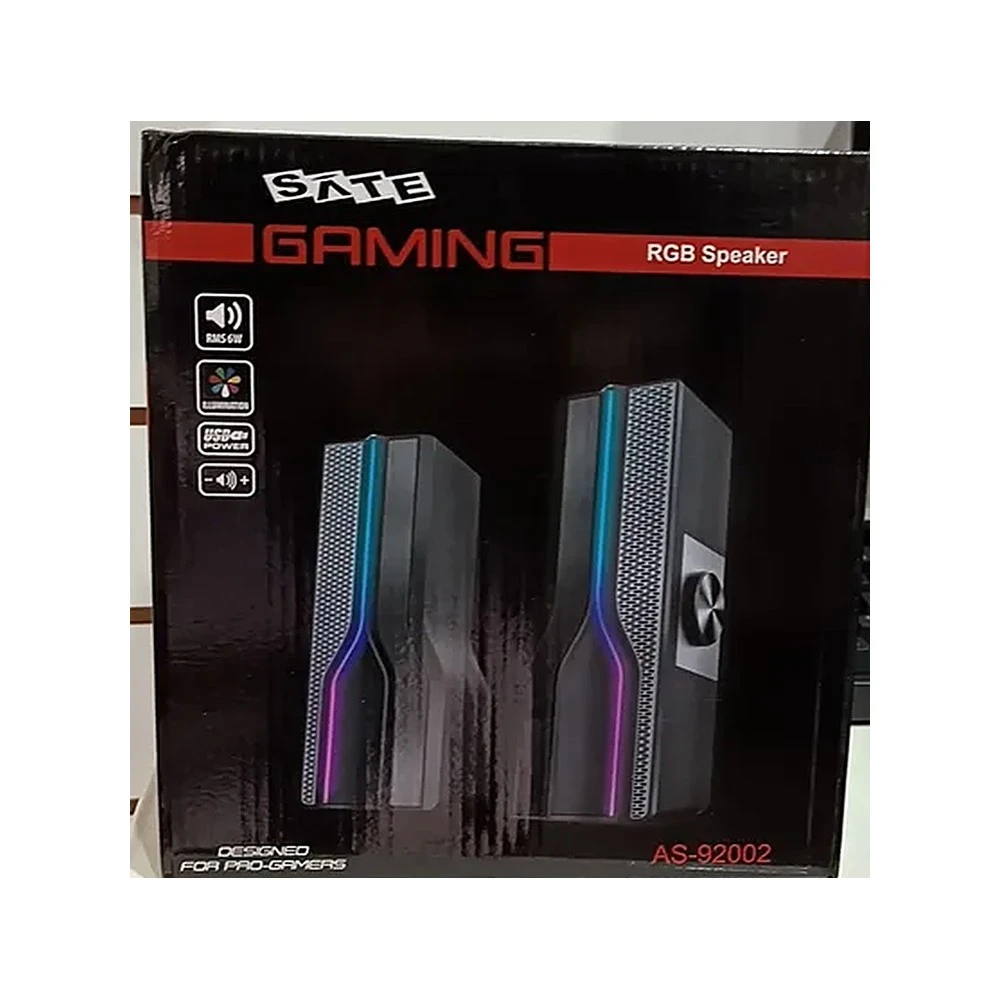 Parlantes SATE Gaming RGB AS-02002