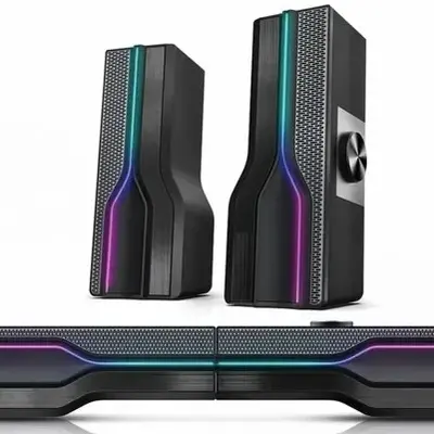 Parlantes SATE Gaming RGB AS-92002