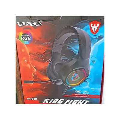 Auriculares gamer SATE King Fight GH-330