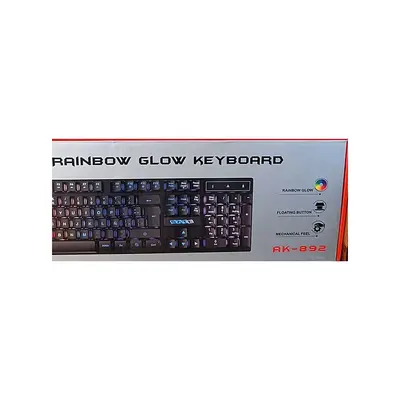 Teclado SATE Rainbow Glow AK-892