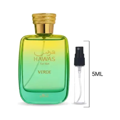 Decant Rasasi Hawas Verde 5 ml