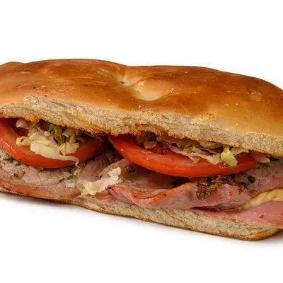 Sandwich de Bondiola con Papas Fritas