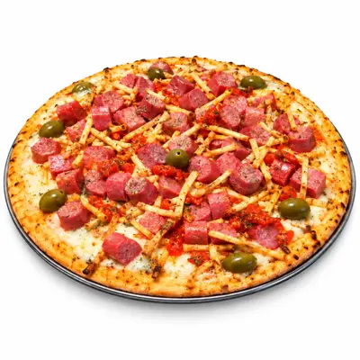 Pizza Salchipapa  