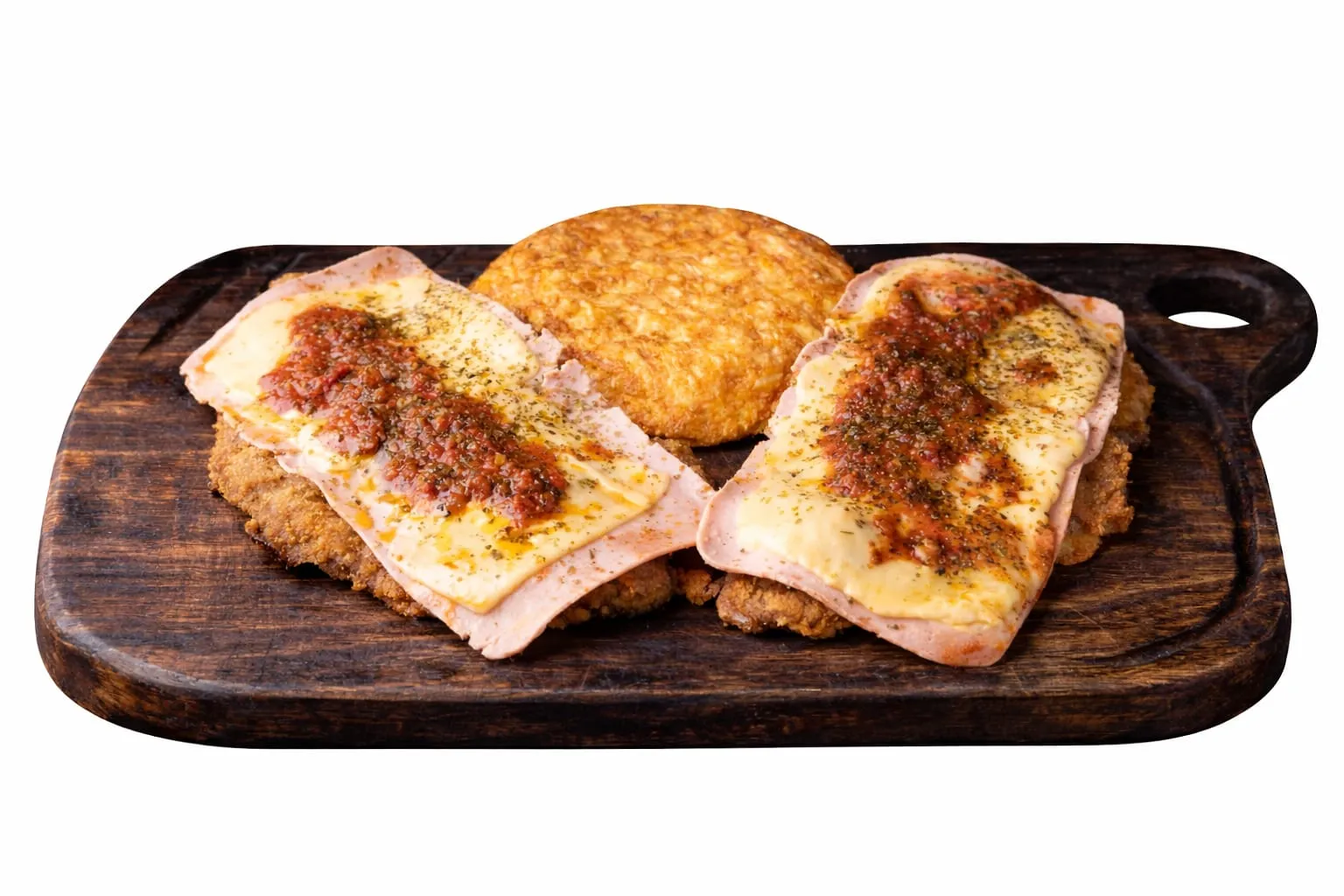 Dos Milanesas Napolitanas con Tortilla