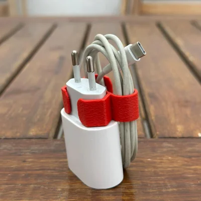 Porta cargador con cable